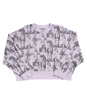 Taylor Swift | The Eras Tour Cropped Lavender Pullover