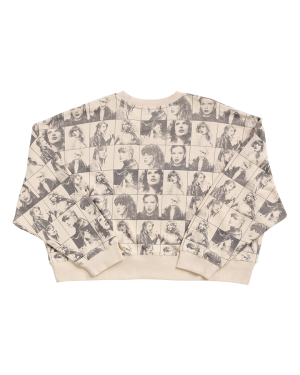 Taylor Swift | The Eras Tour Cropped Beige Pullover