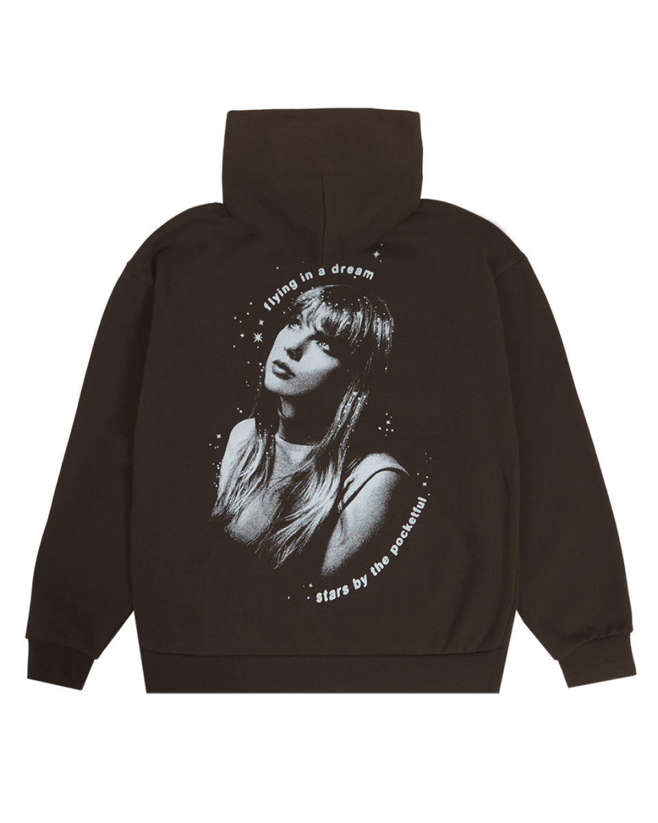 Taylor Swift Midnights Living In A Dream Brown Hoodie