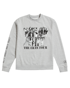 Taylor Swift | The Eras Tour Gray Crewneck