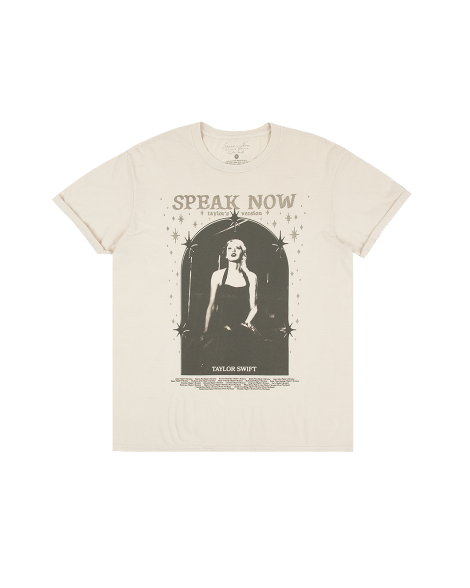Speak Now (Taylor's Version) Tracklist Taupe T-Shirt