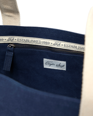 TS Crest Washed Navy Beach Bag