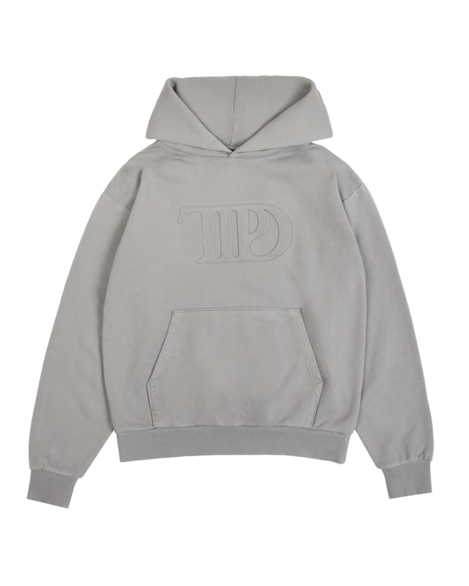 TTPD Gray Embossed Hoodie