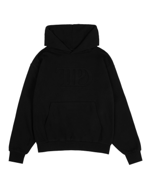 TTPD Black Embossed Hoodie